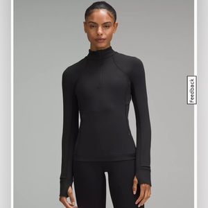 Lululemon Rulu half zip reflective running top